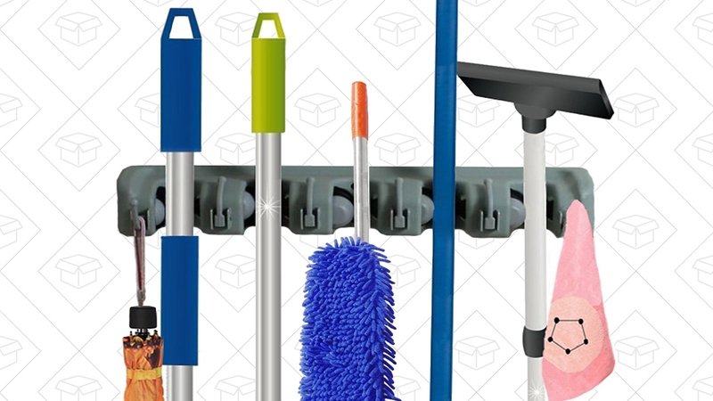 RockBirds T56 Broom and Mop Holder, $10 with code JKBIZTKP